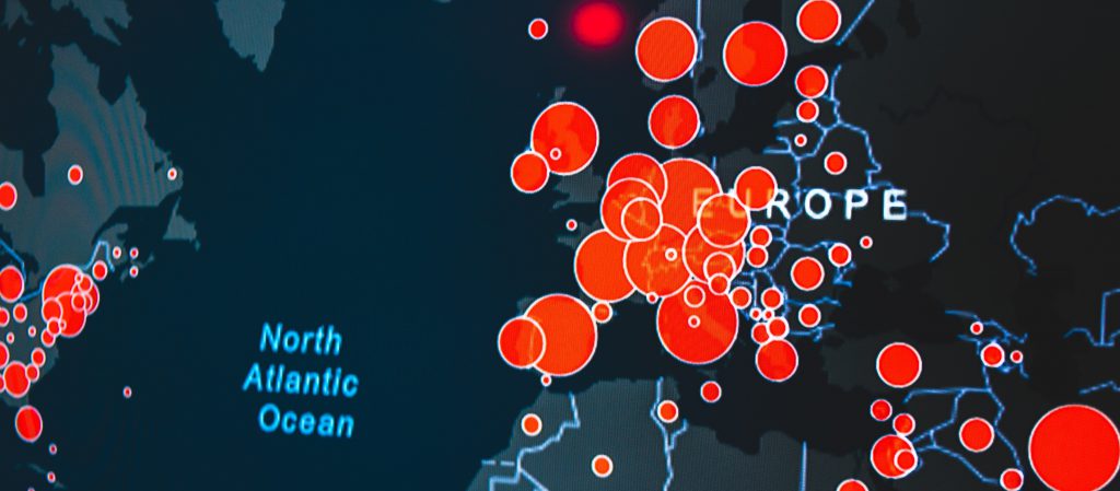 mapa impacto coronavirus