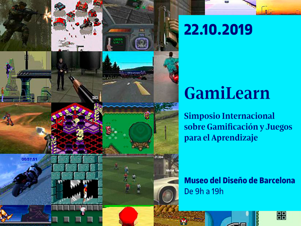 El GamiLearn es un simposio, dentro de la programación del Chi Play, que tendrá lugar el 22 de octubre en el Museo del Diseño de Barcelona