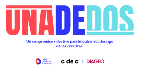 UnaDeDos es una iniciativa creada por Más Mujeres Creativas y el Club de Creativos, impulsada por Diageo y apoyada por el compromiso de marcas, agencias, medios e instituciones claves en la industria de la comunicación comercial.
