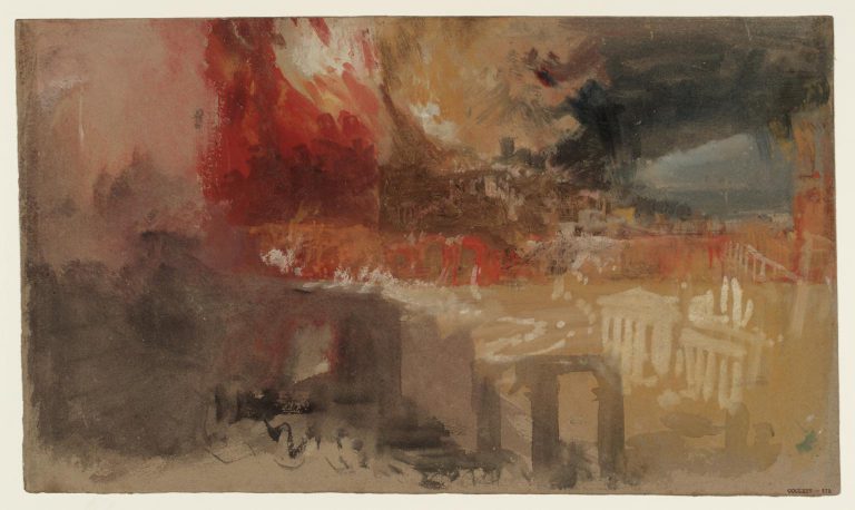 The Burning of Rome c.1834-40 by Joseph Mallord William Turner 1775-185
