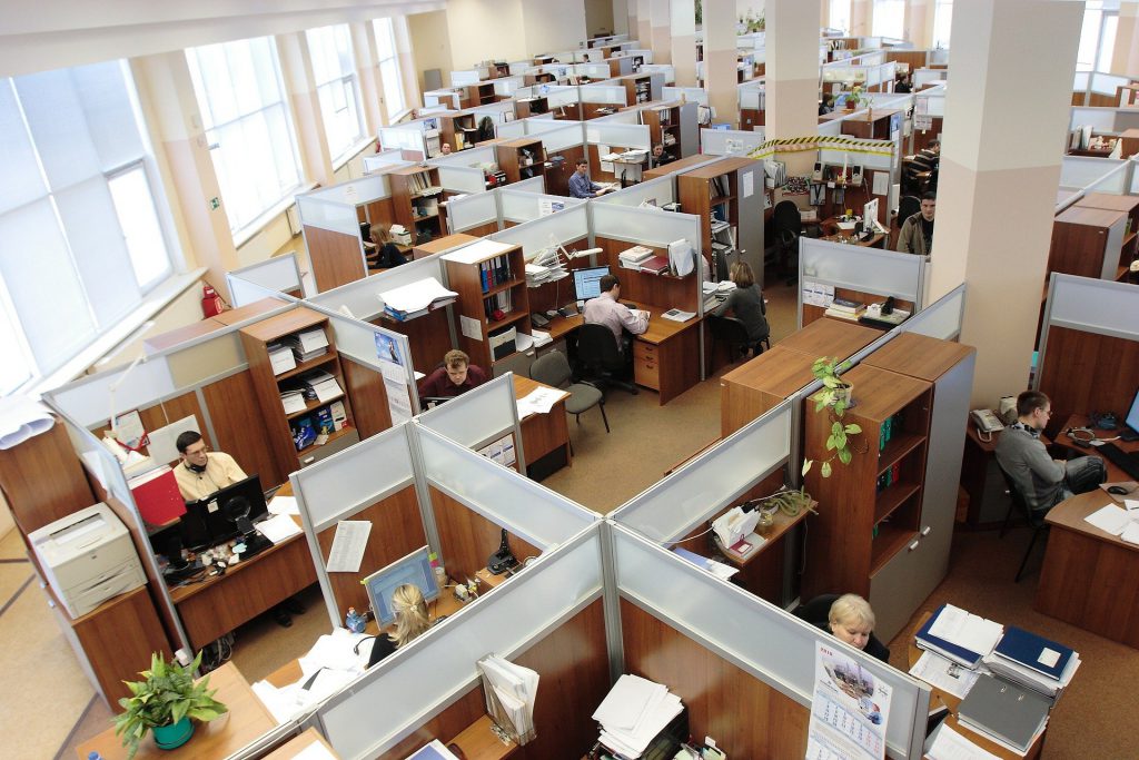 oficina de trabajo teletrabajo