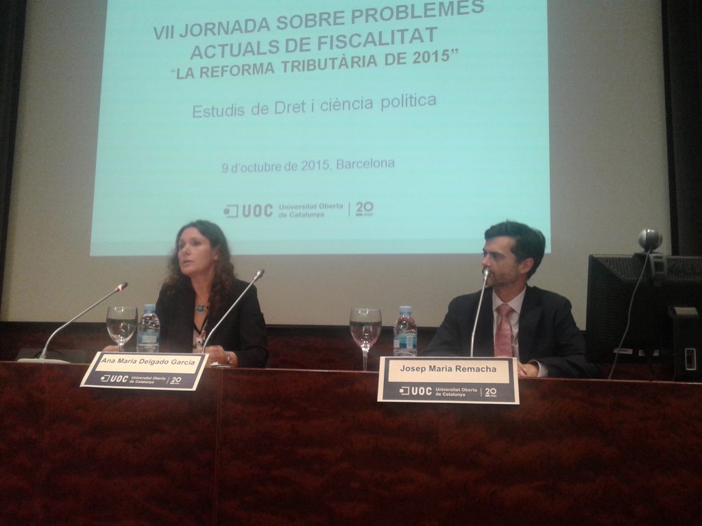 Jornada sobre la reforma tributaria de 2015