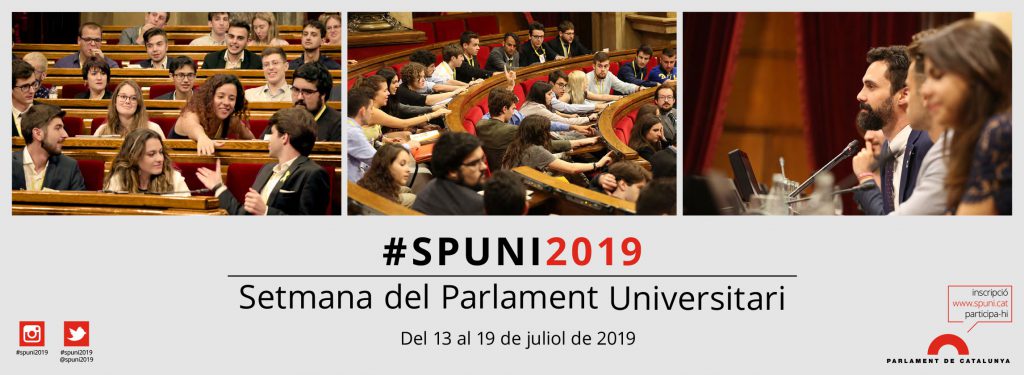 Setmana del Parlament Universitari 2019