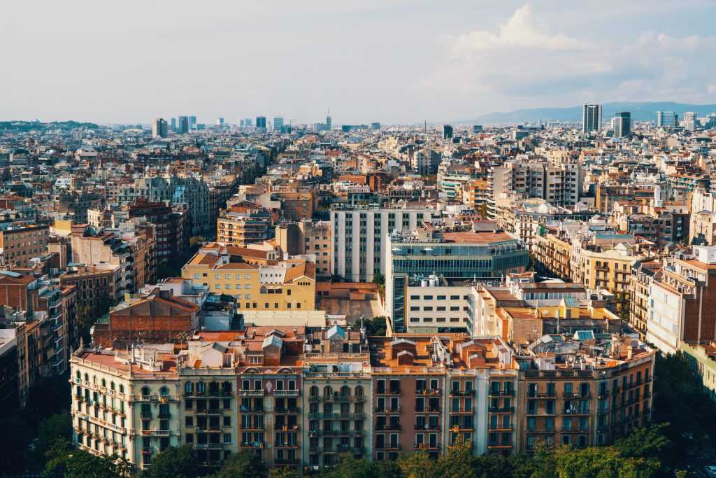 vista panorámica de Barcelona
