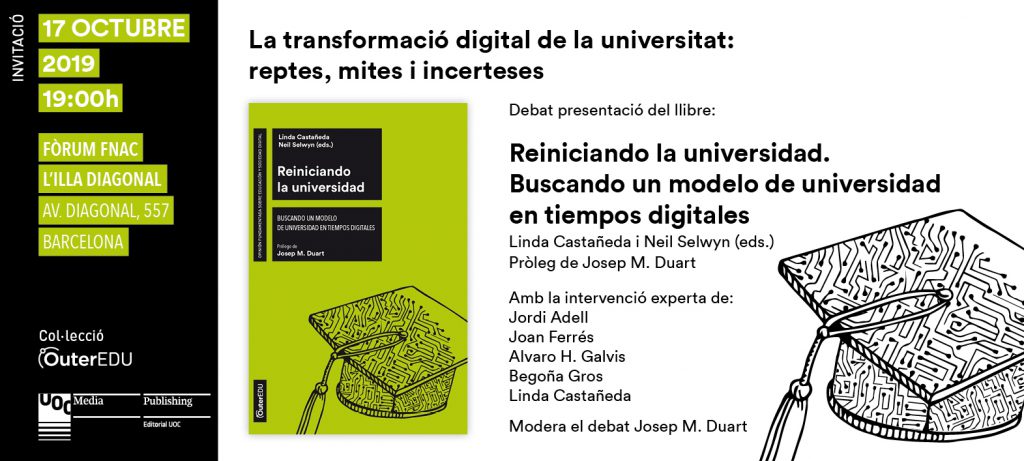 Debat de presentació: “La transformació digital de la universitat: reptes, mites i incerteses”