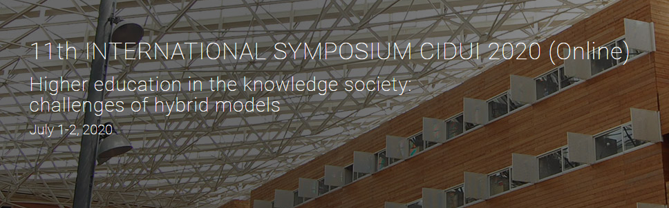 XI International Symposium CIDUI 2020. Challenges of the hybrid models