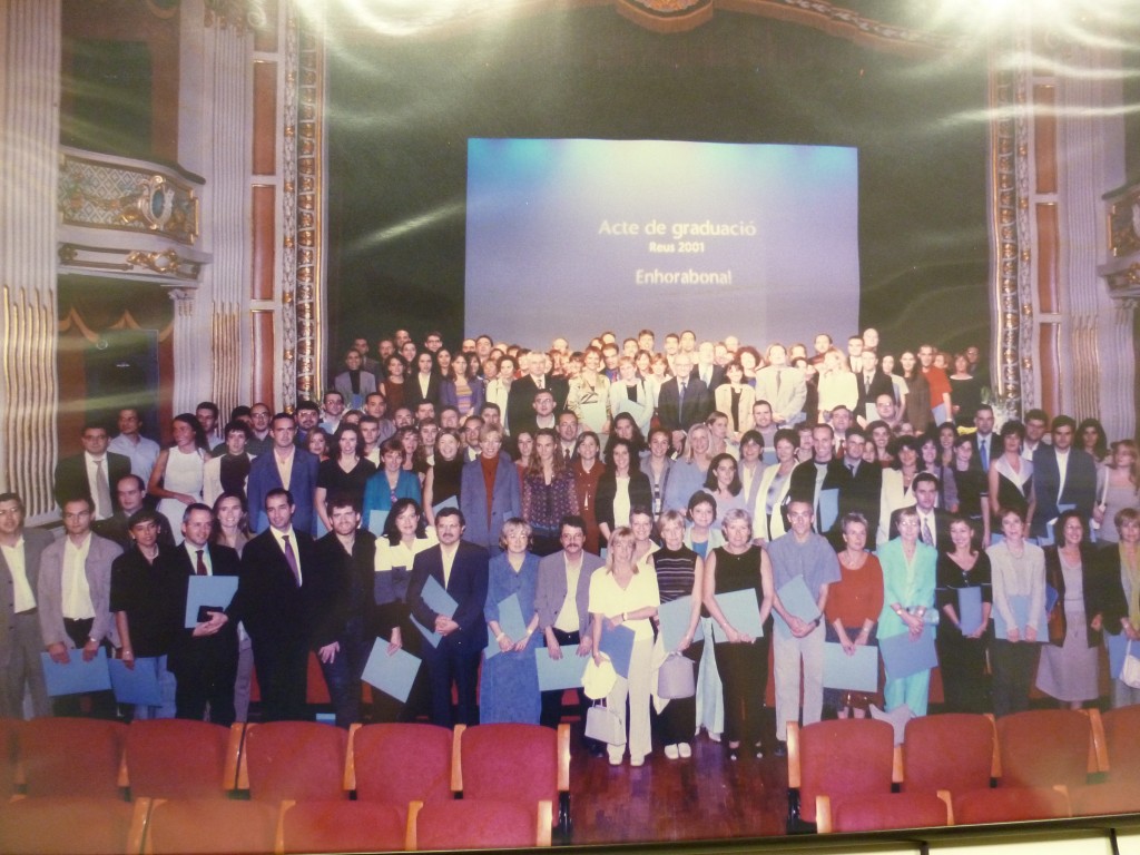 Acte de graduació a Reus (2001)