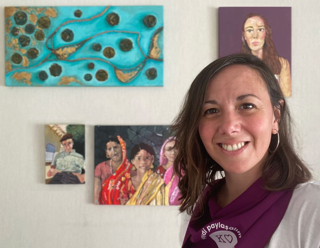Florencia Perona: “Soc argentina i vaig viatjar de Mèxic a Madrid per fer les pràctiques del grau d’Arts: era el somni de la meva vida”