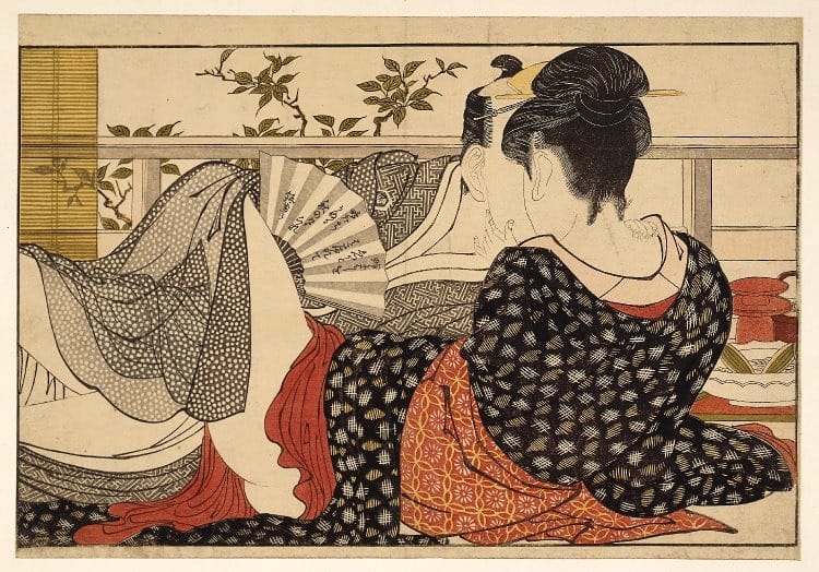 Els petons més famosos de la història de l'art: Kitagawa Utamaro