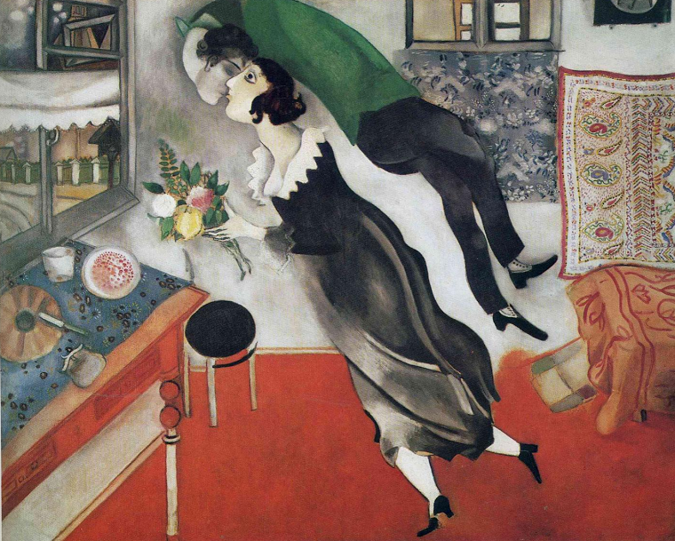 Els petons més famosos de la història de l'art: Chagall