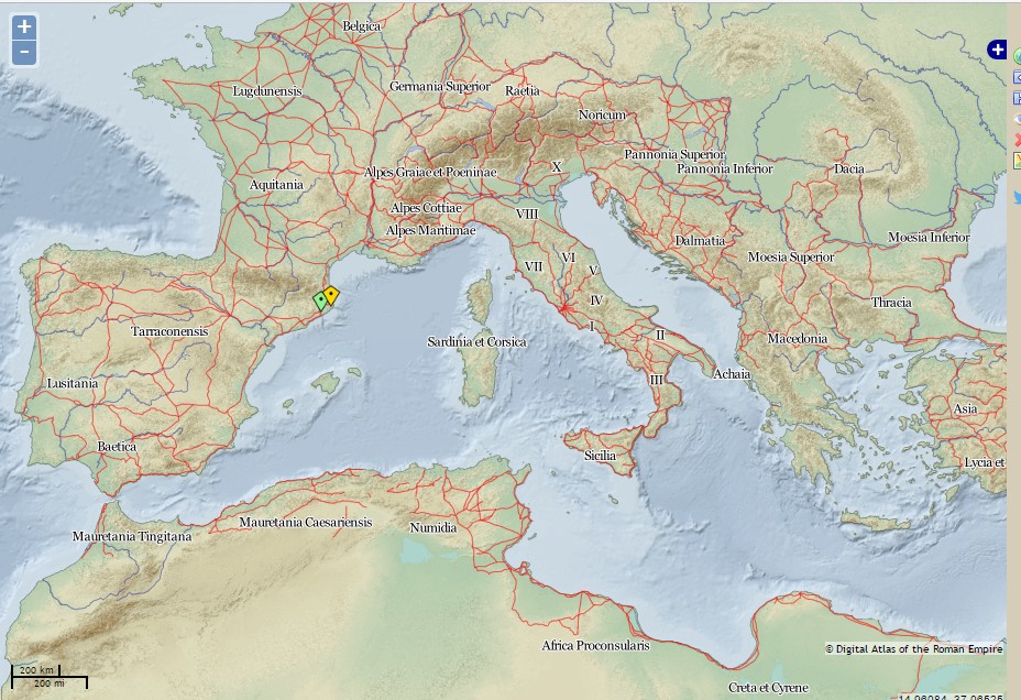 Atlas digital del Imperio romano