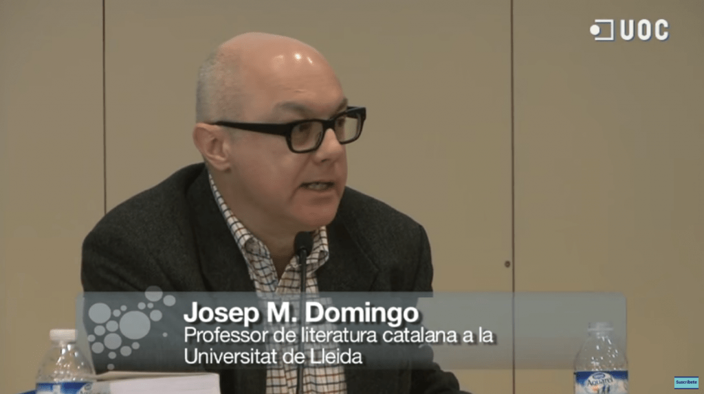 Conferència de Josep M. Domingo (UdL) sobre la Renaixença