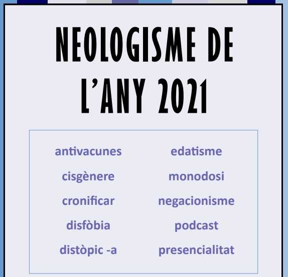 Quin t’agradaria que fos el neologisme del 2021?